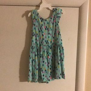 Multi Colored sleeveless girls dress